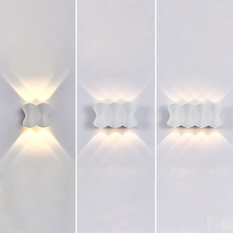 Moderne muur gemonteerd licht aluminium buitenwaterbestendige wandlampen voor tuin