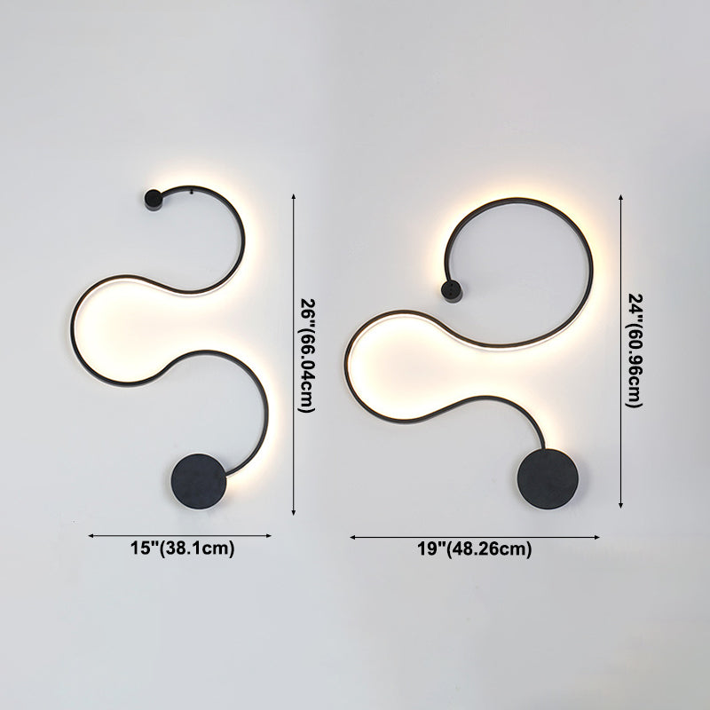 Modern Simplicity LED Wall Light Lacquered Aluminium Linear Wall Sconce with Acrylic Shade