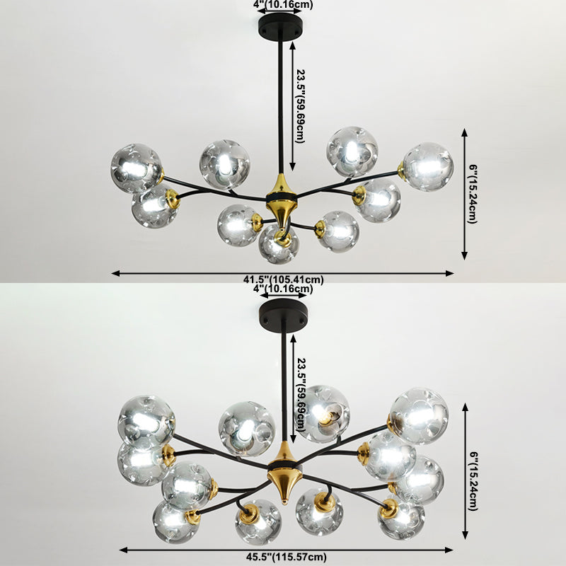 Minimalismus Licht Luxus zeitgenössischer Stil Anhänger Kronleuchter Licht für Wohnzimmer Schlafzimmer