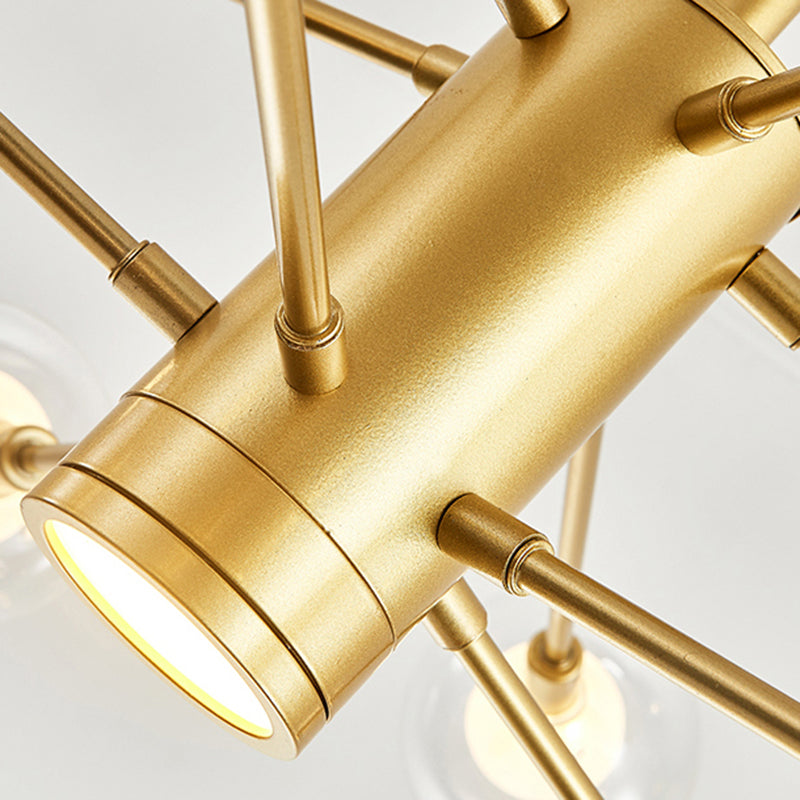 Gold Branch Chandelier Contemporary Chandeliers Glass Multi Lights Chandelier Lamp