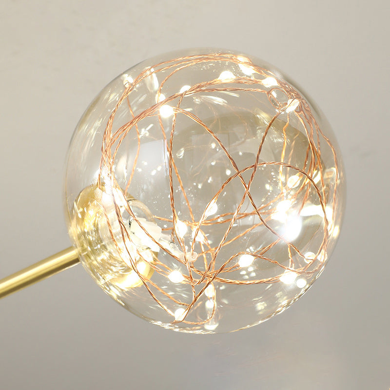 Kugeln Kronleuchter zeitgenössischer Kronleuchter Glas Multi -Leuchten hängen Leuchten