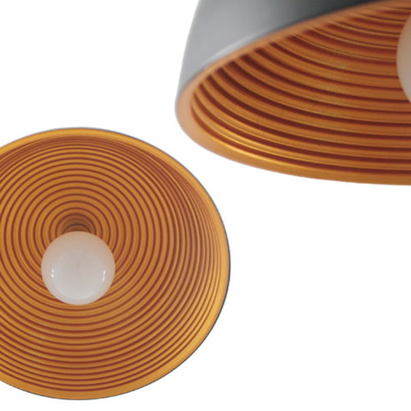 Black Bowl Industrial Pendant Light 1 Light Metal Pendant Lighting Fixtures