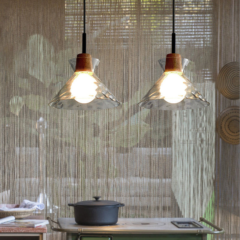 Indoor -leichte hängende leichte Wasserglasanhänger Licht für Esstisch