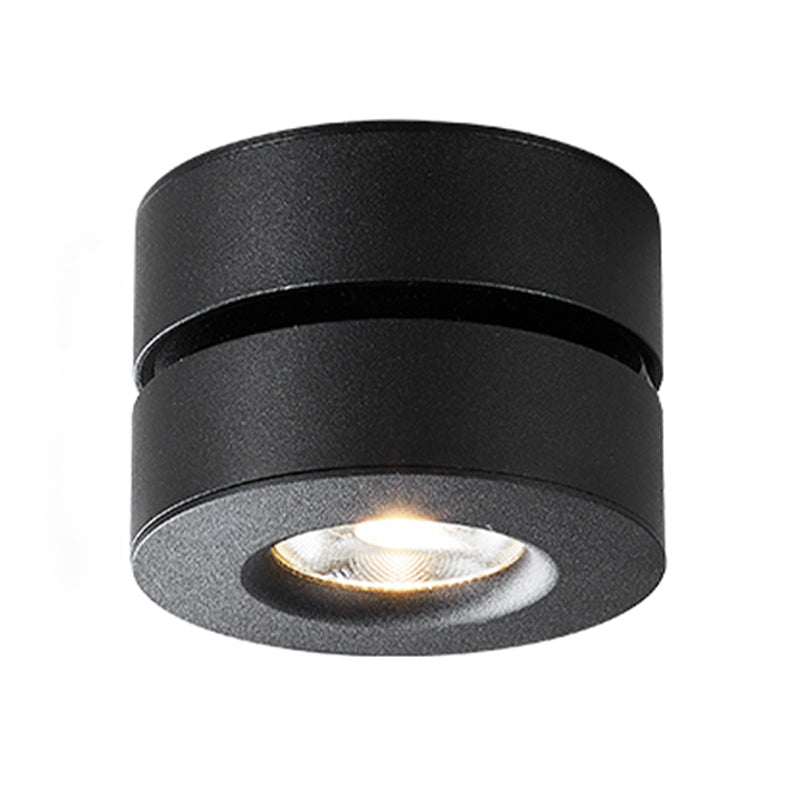 Nordic Modern LED Surface montées Downlight Réglable Cylindrique Surface à cheval réglable Plafond