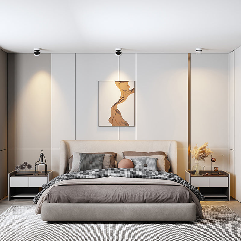 Nordic Modern LED Surface montées Downlight Réglable Cylindrique Surface à cheval réglable Plafond