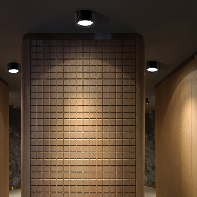 LED Cylindrical Surface Mounted Downlight Nordic Style Indoor Surface Mounted Ceiling Lamp