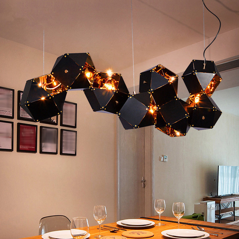 Postmodern Farmhouse Affermazione del soffitto per la sala da pranzo Coffee Shop