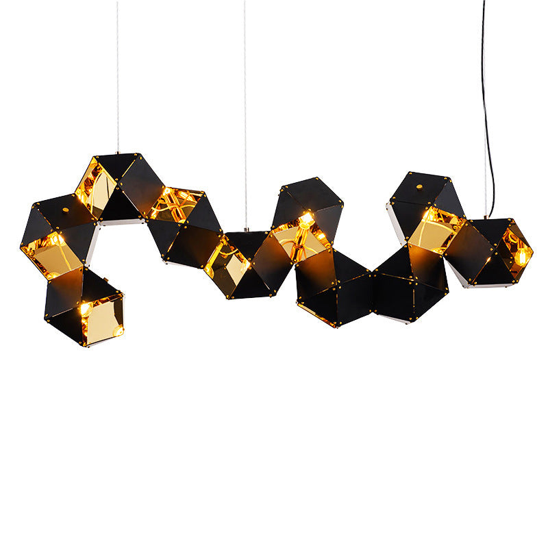 Postmodern Farmhouse Affermazione del soffitto per la sala da pranzo Coffee Shop