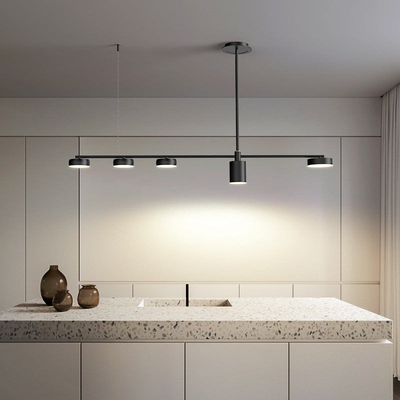 Drum Island Lighting Acrilic Contemporary Simplicity Fidurs a sospensione per il ristorante