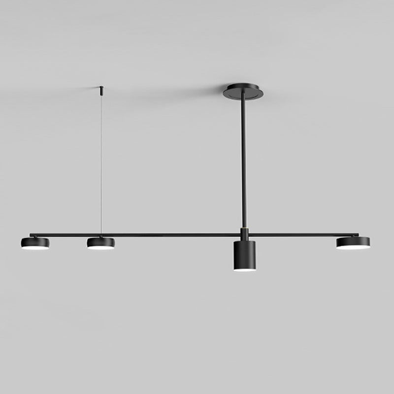 Drum Island Lighting Acrilic Contemporary Simplicity Fidurs a sospensione per il ristorante