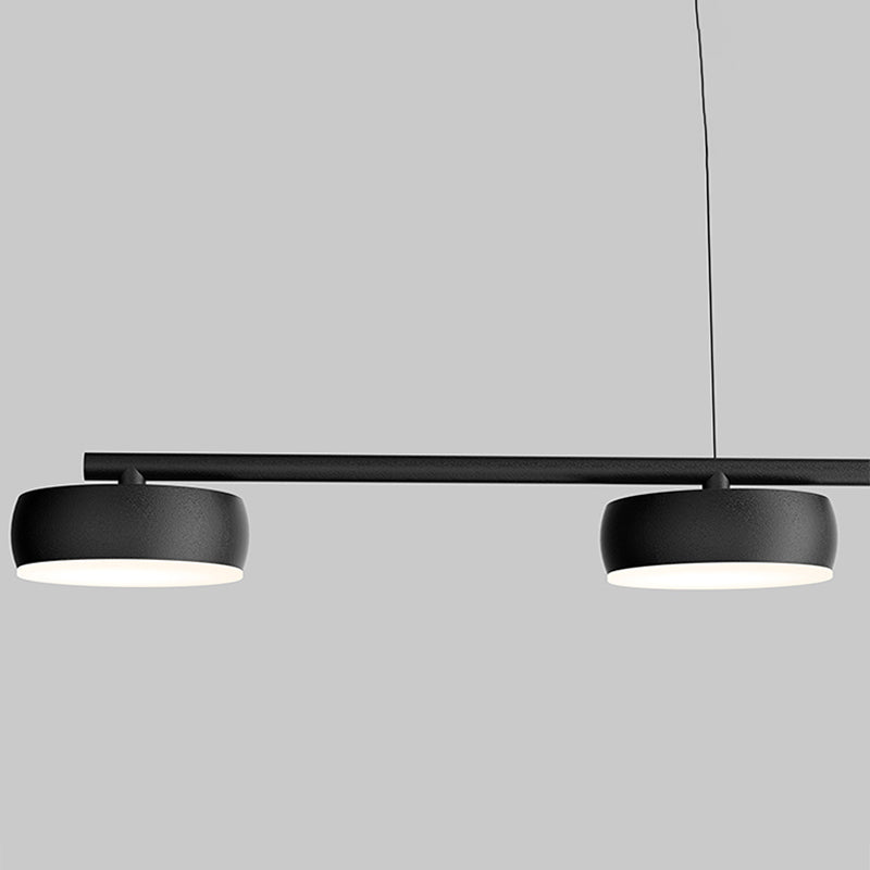 Drum Island Lighting Acrilic Contemporary Simplicity Fidurs a sospensione per il ristorante