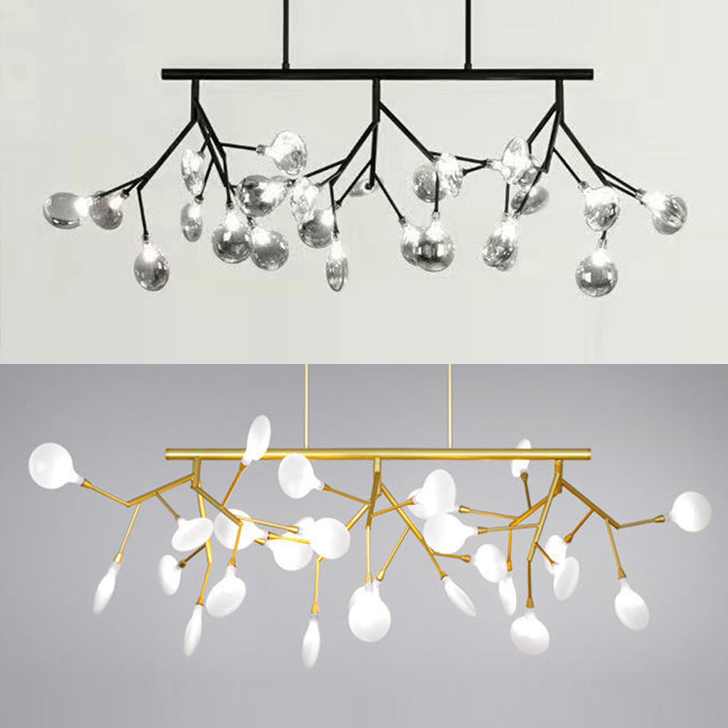 Luci a sospensione sospesa in metallo soggiorno 27 teste creative lampade per isole moderne