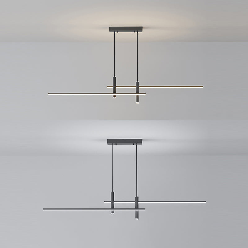 Modern Island Lighting with Aluminum Shade Simplicity LED Metal Ceiling Pendant Light