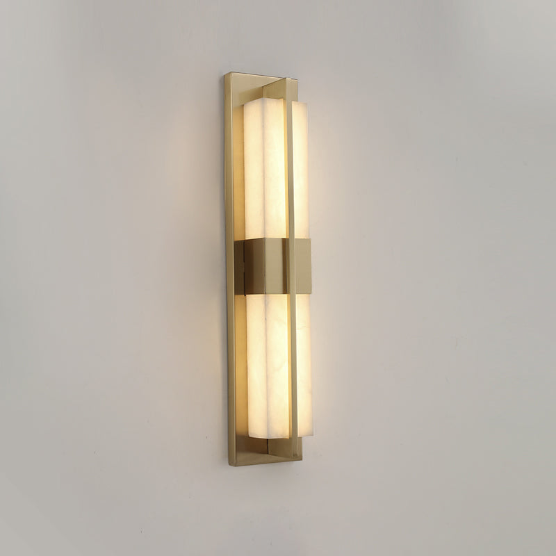 Eigentijdse muurlichtwagentjes met marmeren schaduw voor slaapkamer woonkamer