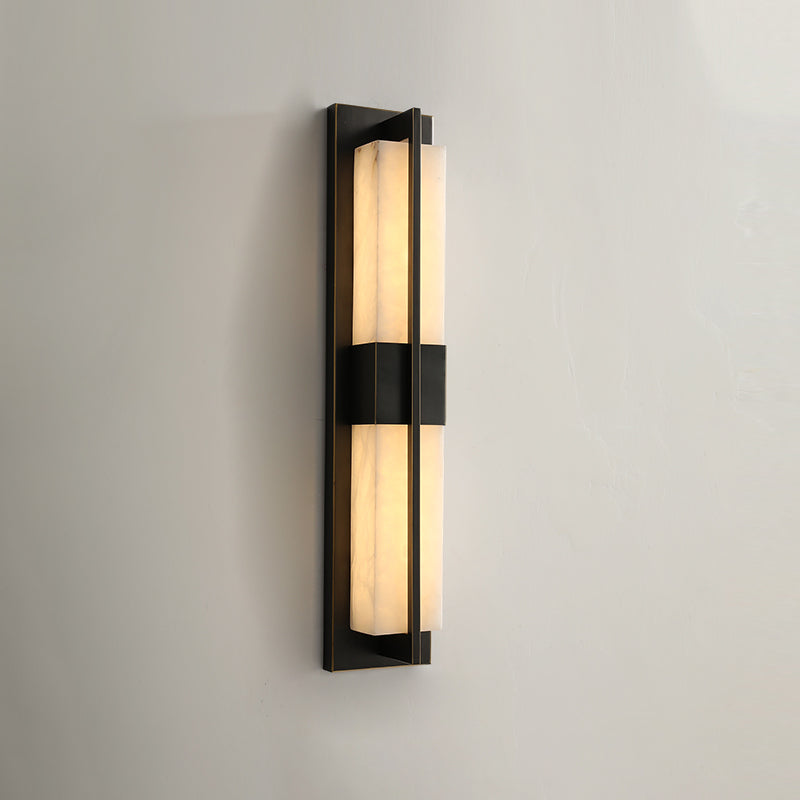 Eigentijdse muurlichtwagentjes met marmeren schaduw voor slaapkamer woonkamer