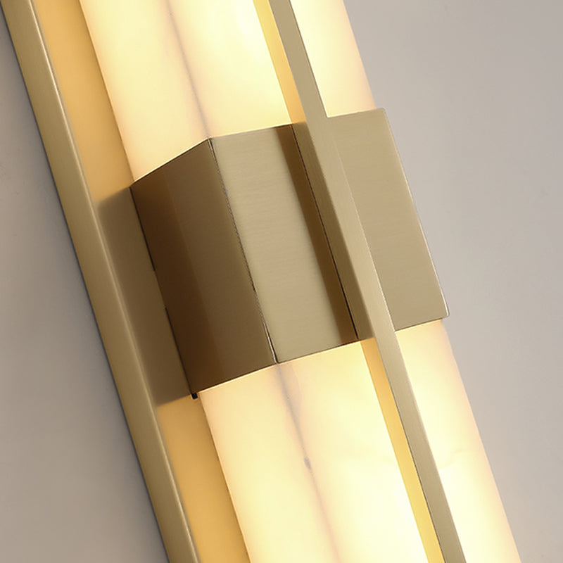 Eigentijdse muurlichtwagentjes met marmeren schaduw voor slaapkamer woonkamer