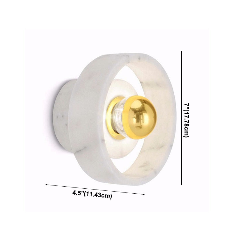 Schüssel Leuchte Leuchte moderne 1-Licht-weiße Wandlampe für Cafésgeschäft