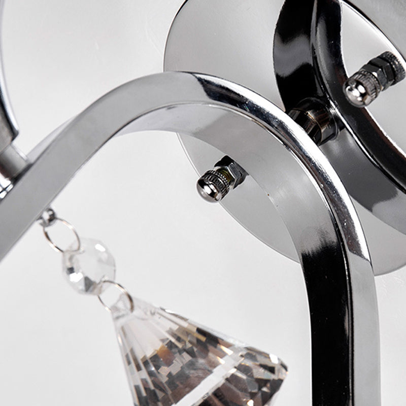 Modern Creative Crystal Disponce Light 1 Light Ball Wall Donce para el dormitorio del hotel y la cama