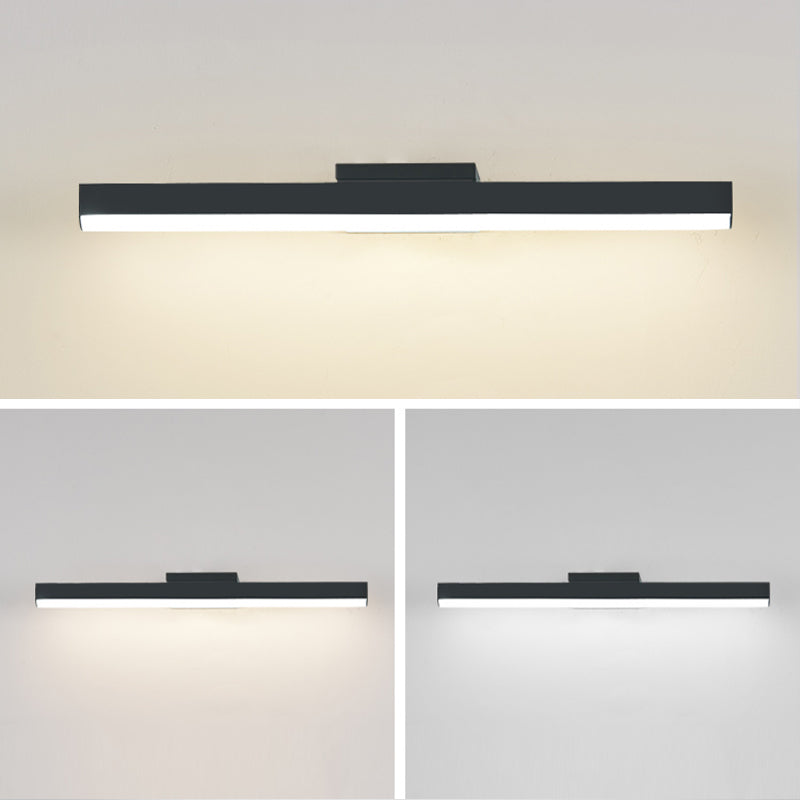 LED Smart Mirror Lamp Fixture Nordic Modern Style Bathroom Mirror Light Fixture