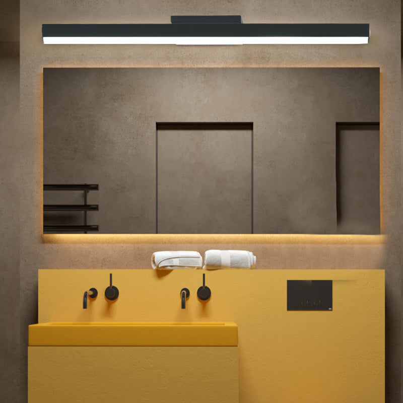 LED Smart Mirror Lamp Fixture Nordic Modern Style Bathroom Mirror Light Fixture