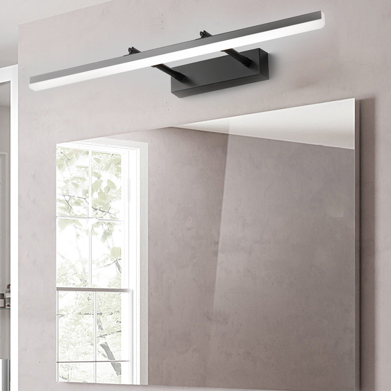 Accesorio de lámparas de espejo LED de estilo moderno nórdico Smart Smart ajustable Mirror de luz para baño