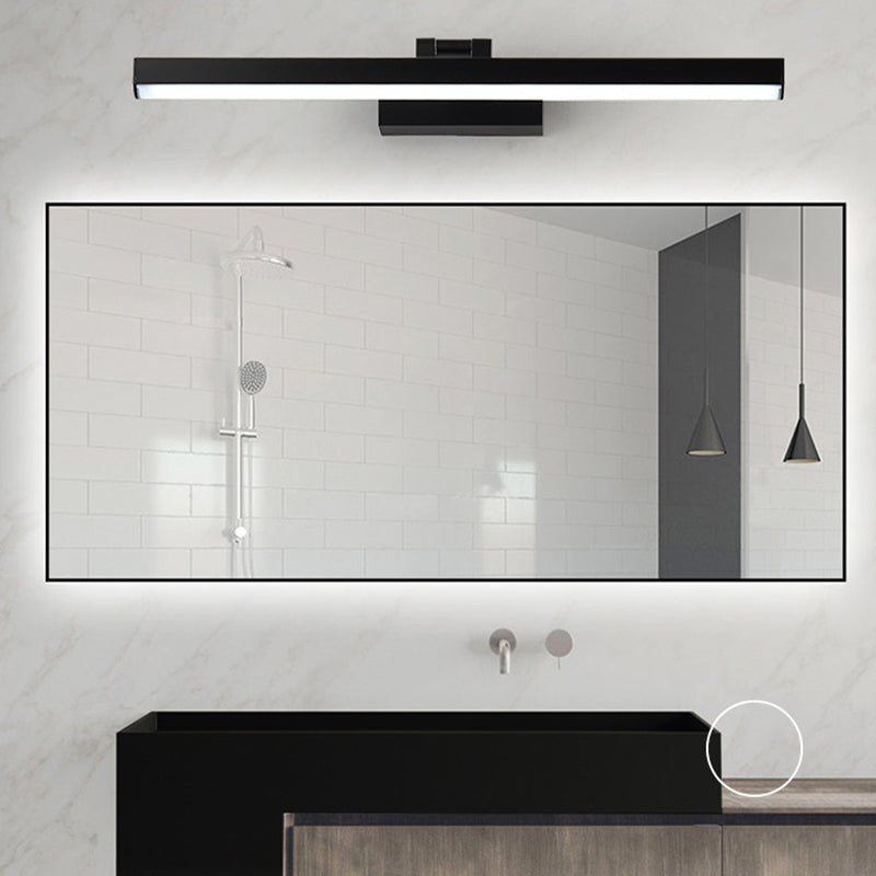 LED Smart Mirror Lamp Fixture Nordic Modern Style Bathroom Washroom Mirror Light Fixture