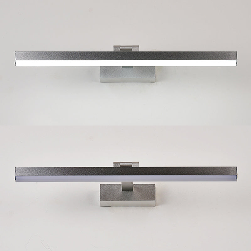 LED Smart Mirror Lamp Fixture Nordic Modern Style Bathroom Washroom Mirror Light Fixture