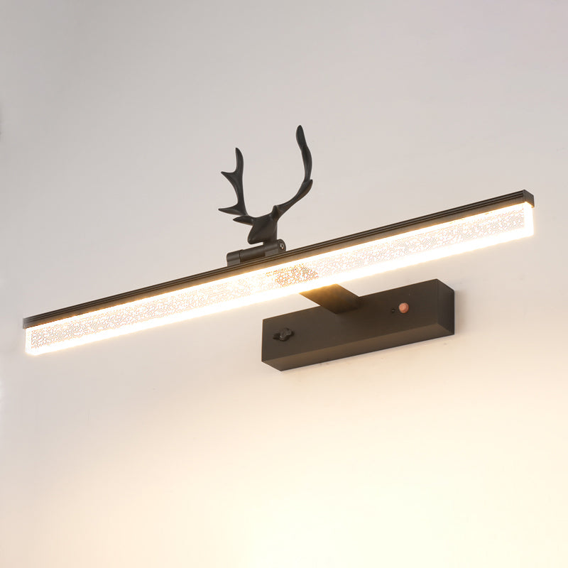 LED Smart Mirror Lamp American Retro Style Badkamer Wasstroom Antler Vorm Spiegel Lichtlijn
