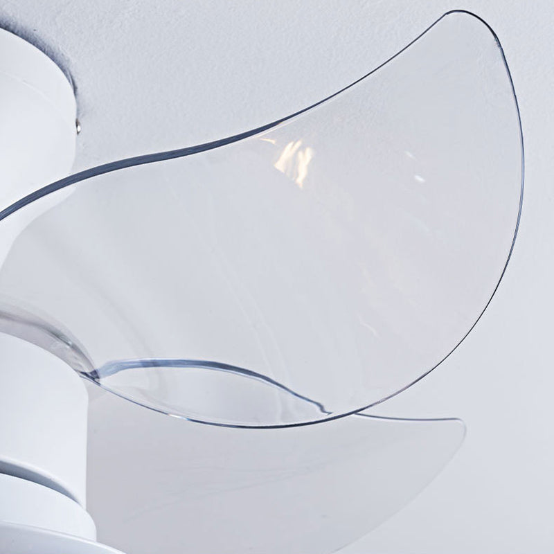 Amber Glass Ball ventilator Lichte armatuur Kinderstijl 3 lampen Wit semi -spoelplafondlicht