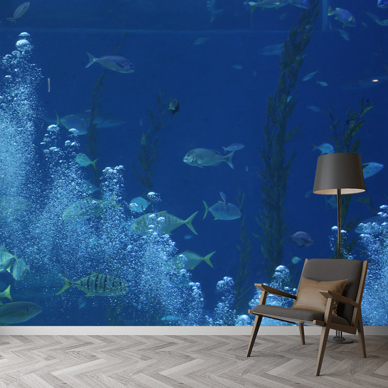 Underwater World Mural Wallpaper Sleeping Room Wall Decor, Made to Measure