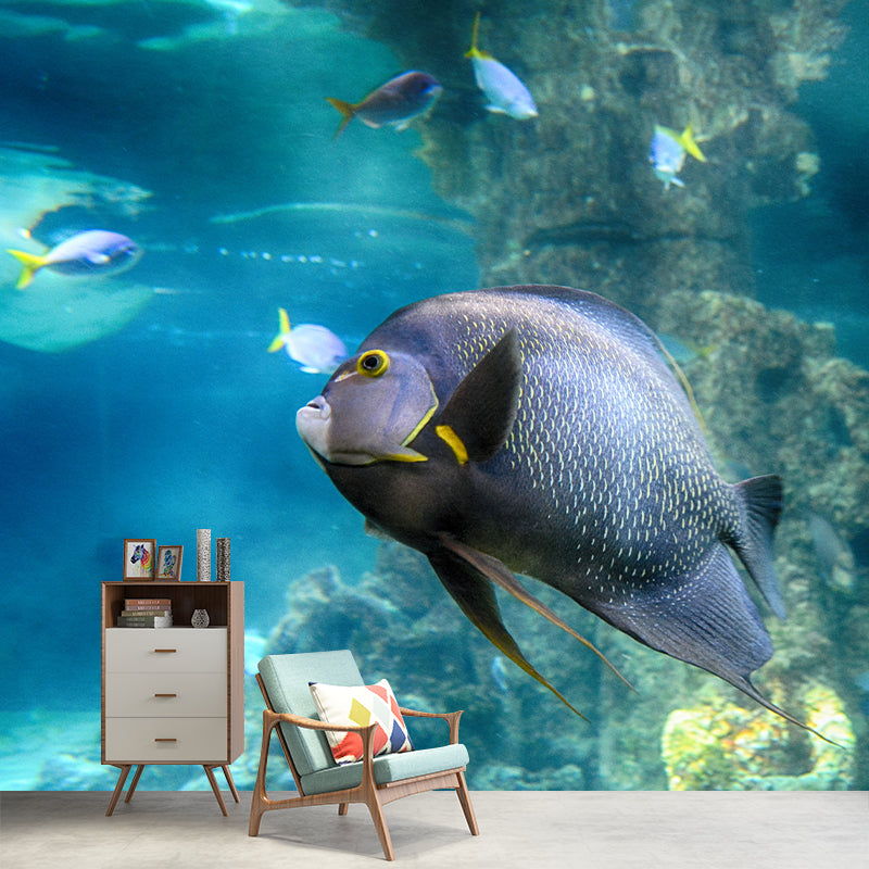 Underwater World Mural Wallpaper Sleeping Room Wall Decor, Made to Measure