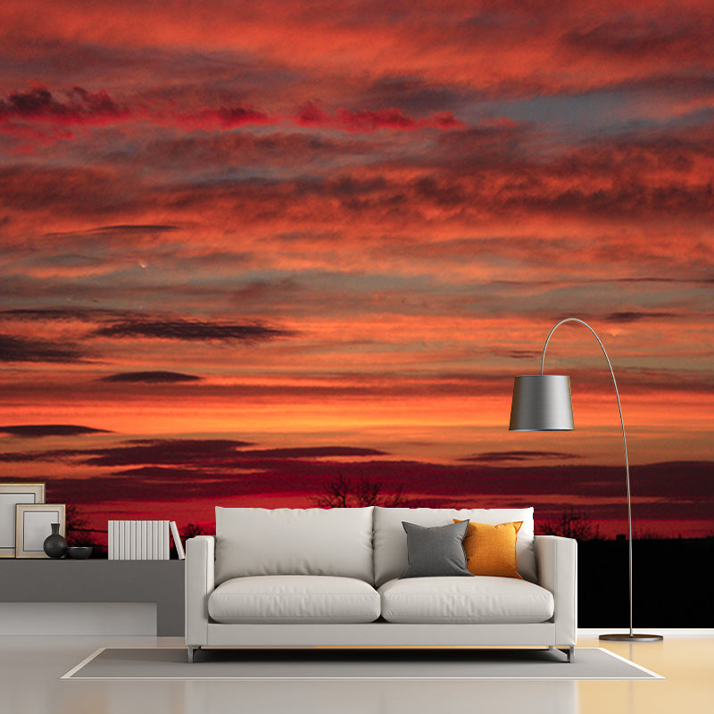 Sky Mural Decal Customized Contemporary Wall Covering for Dining Room Bedroom