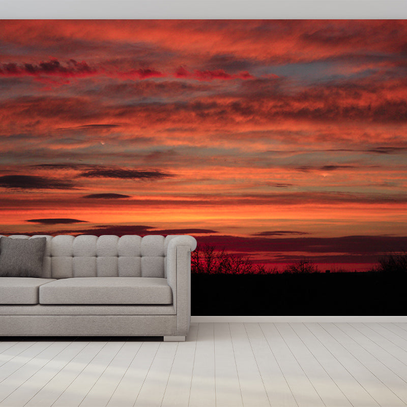 Sky Mural Decal Customized Contemporary Wall Covering for Dining Room Bedroom