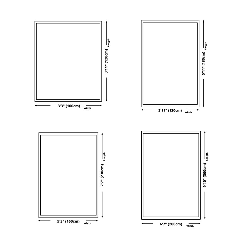 Orange Contemporary Rug Polyester Graphic Rug Non-Slip Backing Rug for Living Room