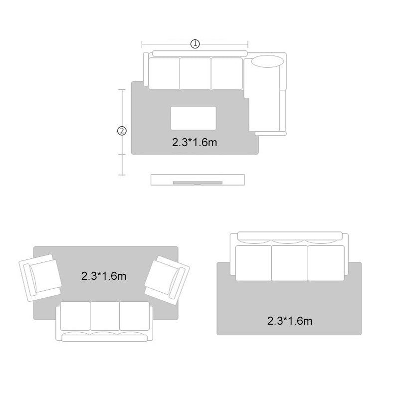 Orange Contemporary Rug Polyester Graphic Rug Non-Slip Backing Rug for Living Room