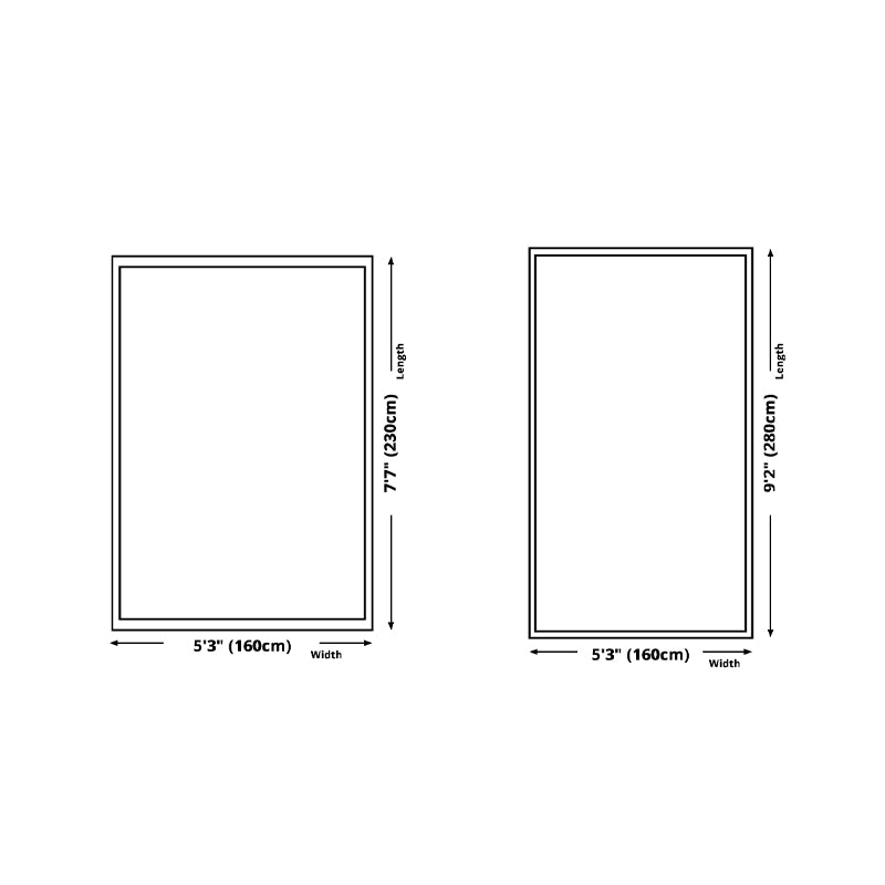 Luxury Carpet Fancy Contrast Panel Area Rug Washable Polyester Anti-Slip Carpet for Home Decor