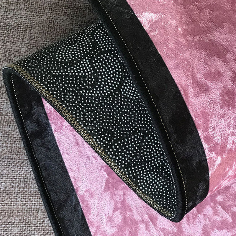 Luxury Carpet Fancy Contrast Panel Area Rug Washable Polyester Anti-Slip Carpet for Home Decor