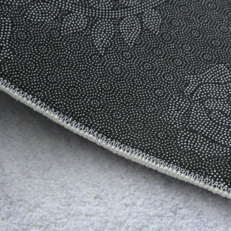 Pink Modern Carpet Polyester Circle Carpet Non-Slip Backing Carpet for Home Decor