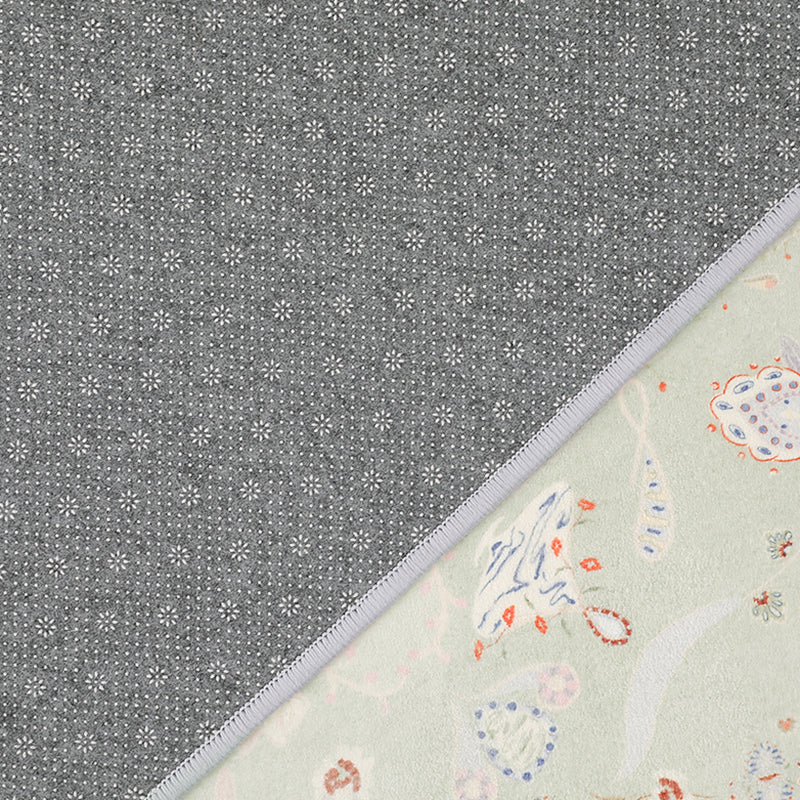 Pink Modern Rug Graphic Pattern Polyester Area Rug Non-Slip Backing Carpet for Home Decor