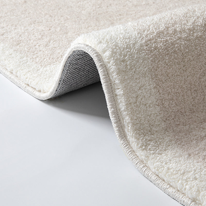Wit kleurblokken Tapijt Modern polyester gebied Rug Easy Care Rug voor woningdecoratie