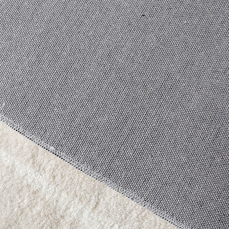 Wit kleurblokken Tapijt Modern polyester gebied Rug Easy Care Rug voor woningdecoratie