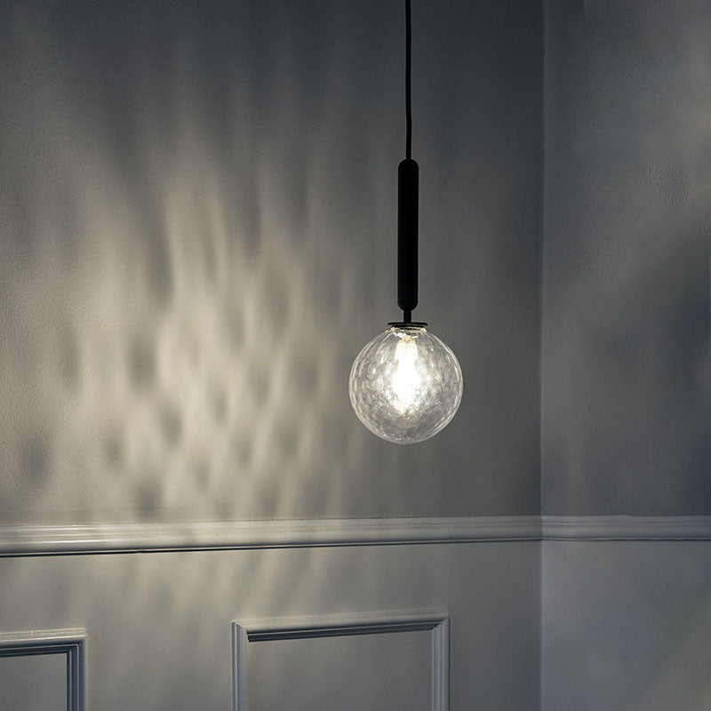 Moderne minimalistische Anhängerleuchte -Deckenbeleuchtung mit kreativer Glasform