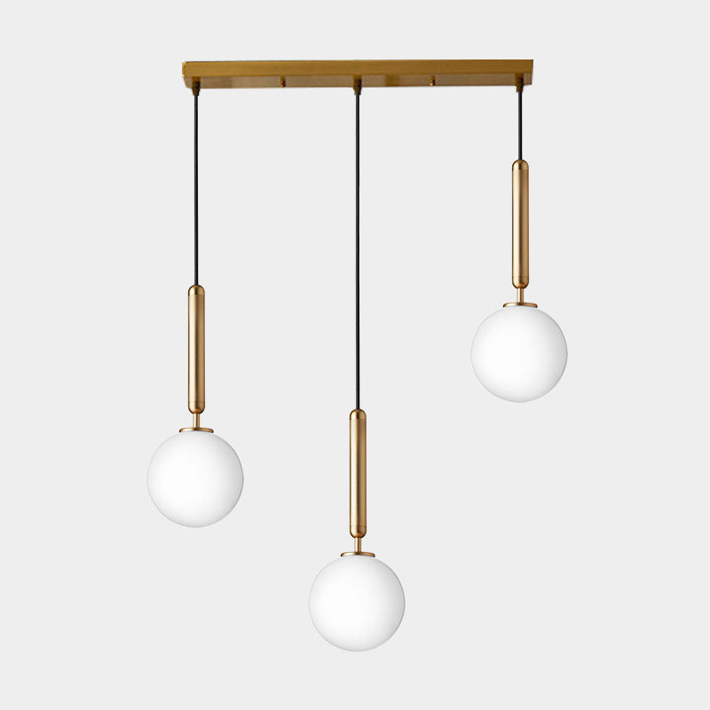 Moderne minimalistische Anhängerleuchte -Deckenbeleuchtung mit kreativer Glasform