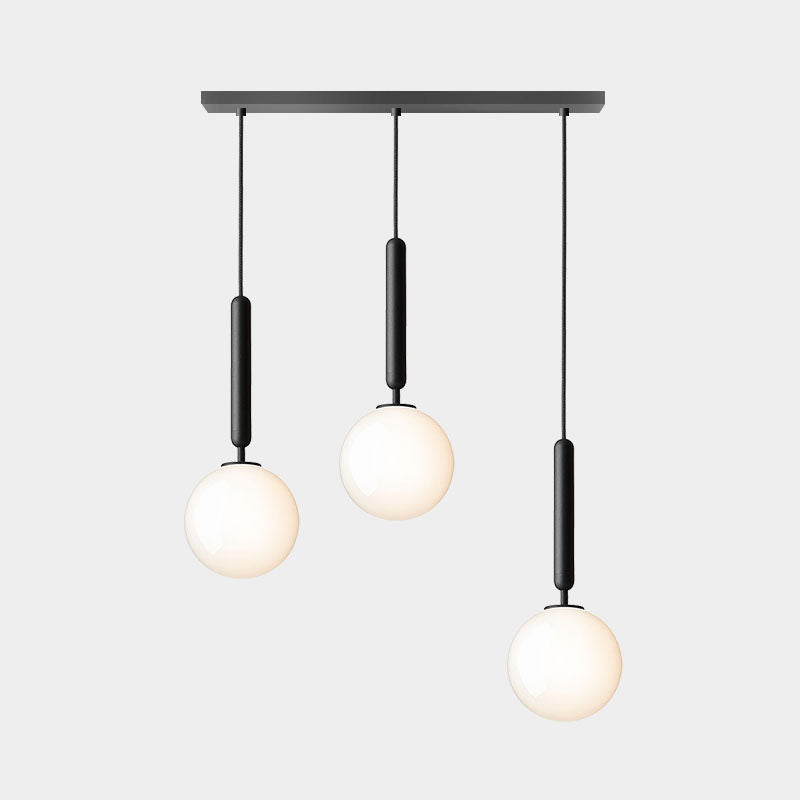 Moderne minimalistische Anhängerleuchte -Deckenbeleuchtung mit kreativer Glasform