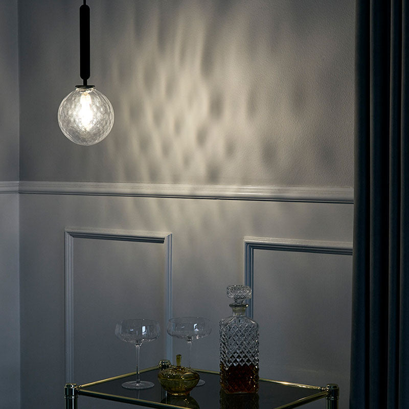 Moderne minimalistische Anhängerleuchte -Deckenbeleuchtung mit kreativer Glasform