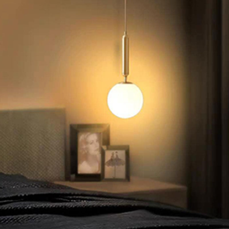 Creative Contemporary Pendant Light Fixtures with Glass Shade for Dining Room Coffee Shop