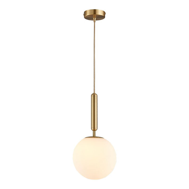 Kreative zeitgenössische Anhängerbeleuchtung mit Glasschatten für Salon -Café -Shop