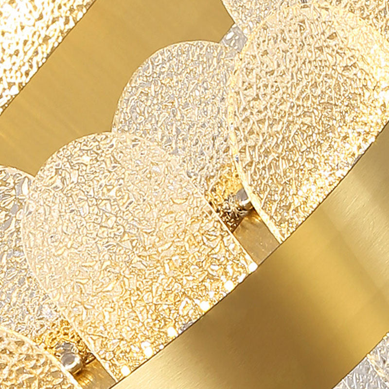 Drum Kronleuchter Leuchte moderne Glasanhänger Beleuchtung für das Restaurant