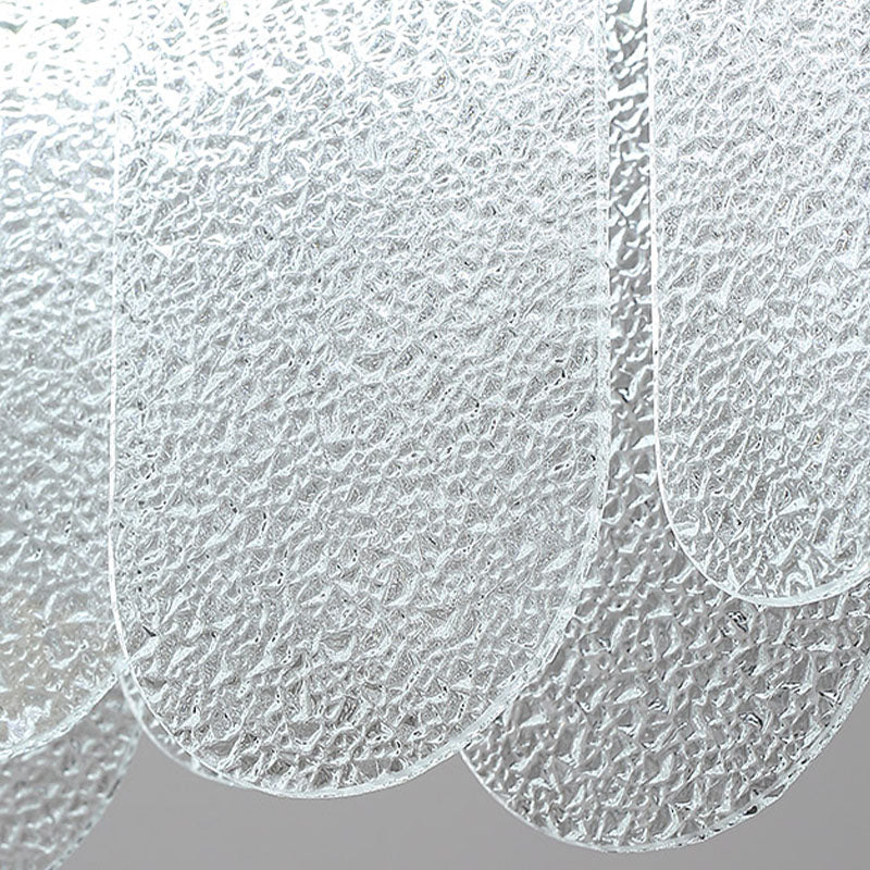 Drum Kronleuchter Leuchte moderne Glasanhänger Beleuchtung für das Restaurant