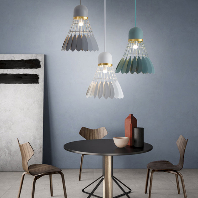 Badminton macaron moderne suspendu pendnant de lampe suspendue suspendue pour le restaurant